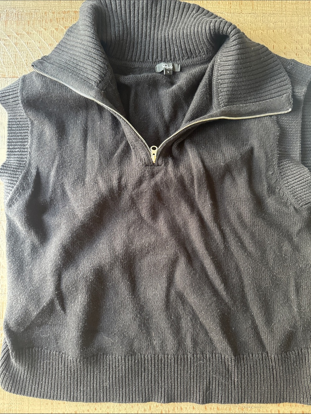 Rails Charcoal Zip-Up Women’s Sweater Vest